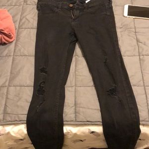 black hollister jeans